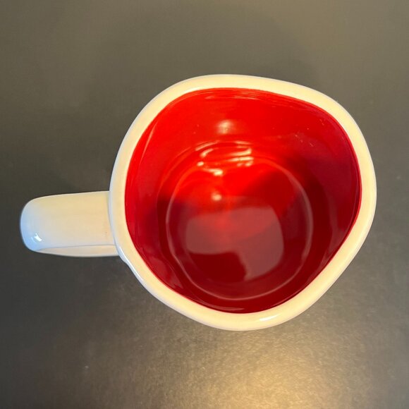 Rae Dunn MIRROR, MIRROR Evil Queen Snow White DISNEY VILLAINS Mug  ~ Magenta - Picture 9 of 11